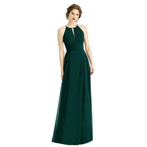 *After Six* Beautiful Emerald green floor length dress.
